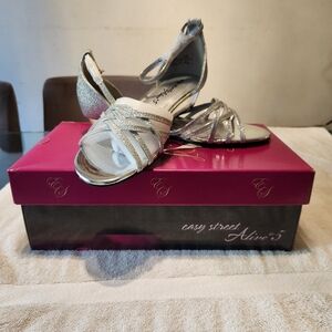 Easy Street Silver Women's Sandals